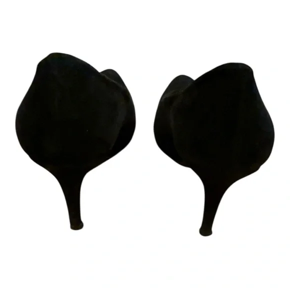 Stuart Weitzman womens Classic Black Heels Pumps Size 8.5 work shoes power shoe - Picture 8 of 10